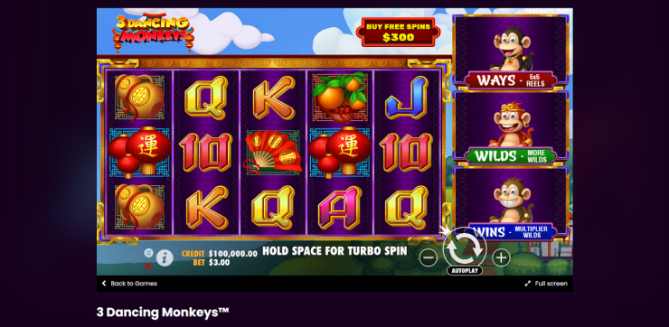 PRAGMATIC PLAY LLEGA A LA PISTA DE BAILE CON 3 DANCING MONKEYS™.