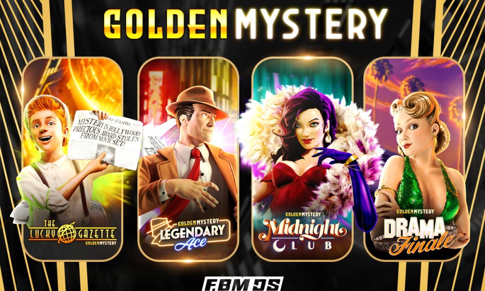 FBMDS está a punto de lanzar Golden Mystery: una trama criminal que los jugadores de casino en línea deberán resolver en cuatro emocionantes tragaperras.