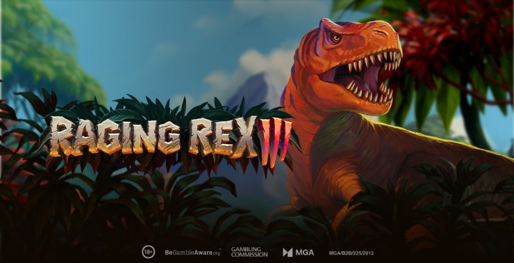 Play'n GO viaja al Cretácico con Raging Rex 3
