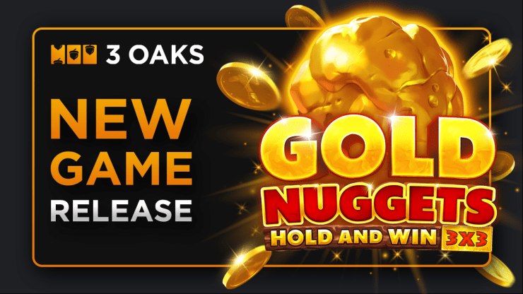 Descubre increíbles Jackpots en Gold Nuggets de 3 Oaks Gaming: Hold and Win