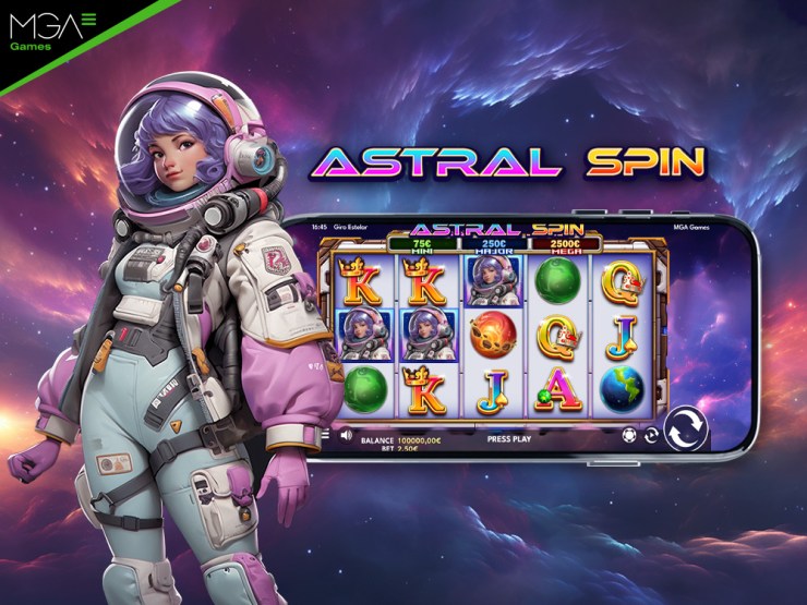 MGA Games conquista el espacio exterior con su último Hit de 2023, Astral Spin
